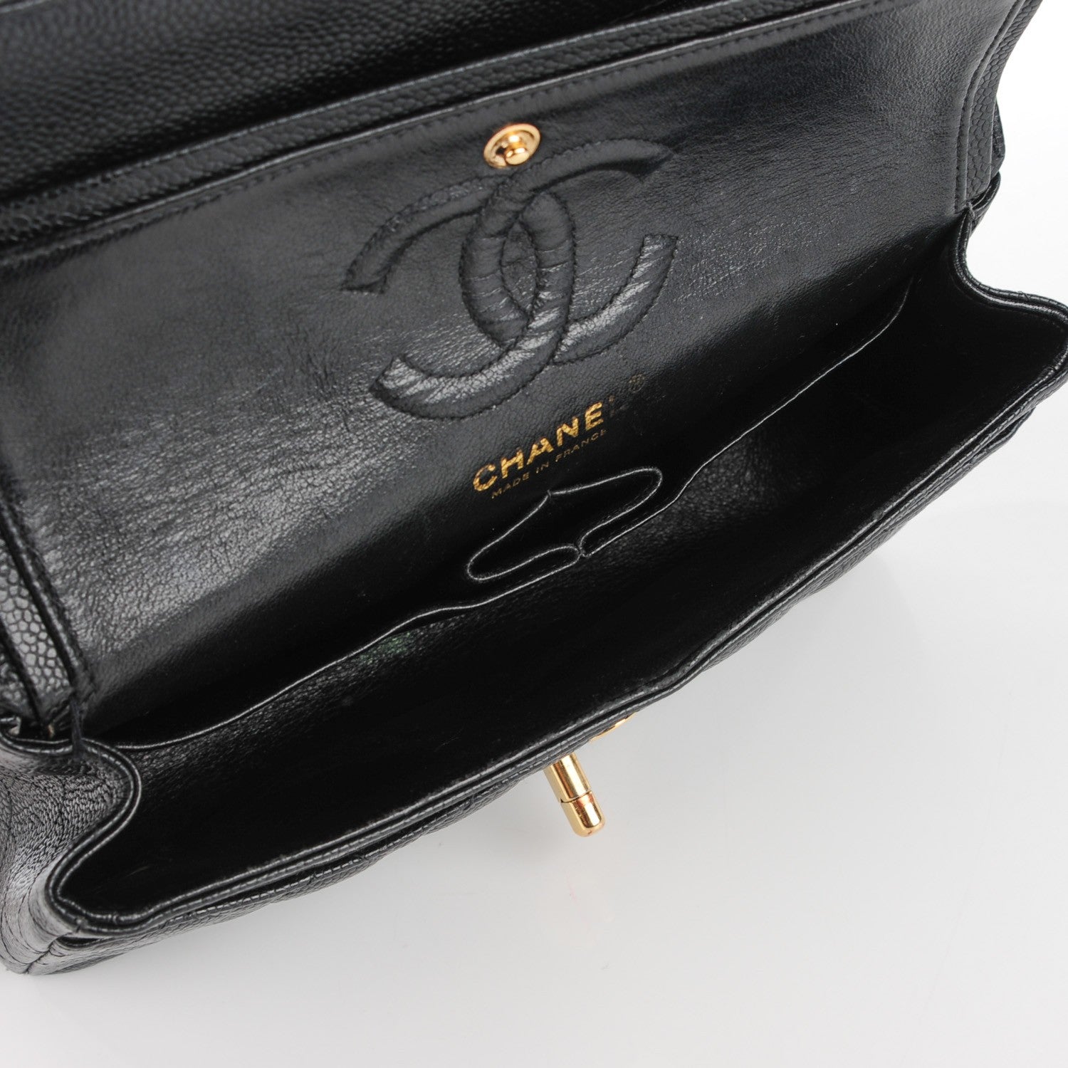 Chanel Caviar Quilted Small Double Flap Black 6 of 9