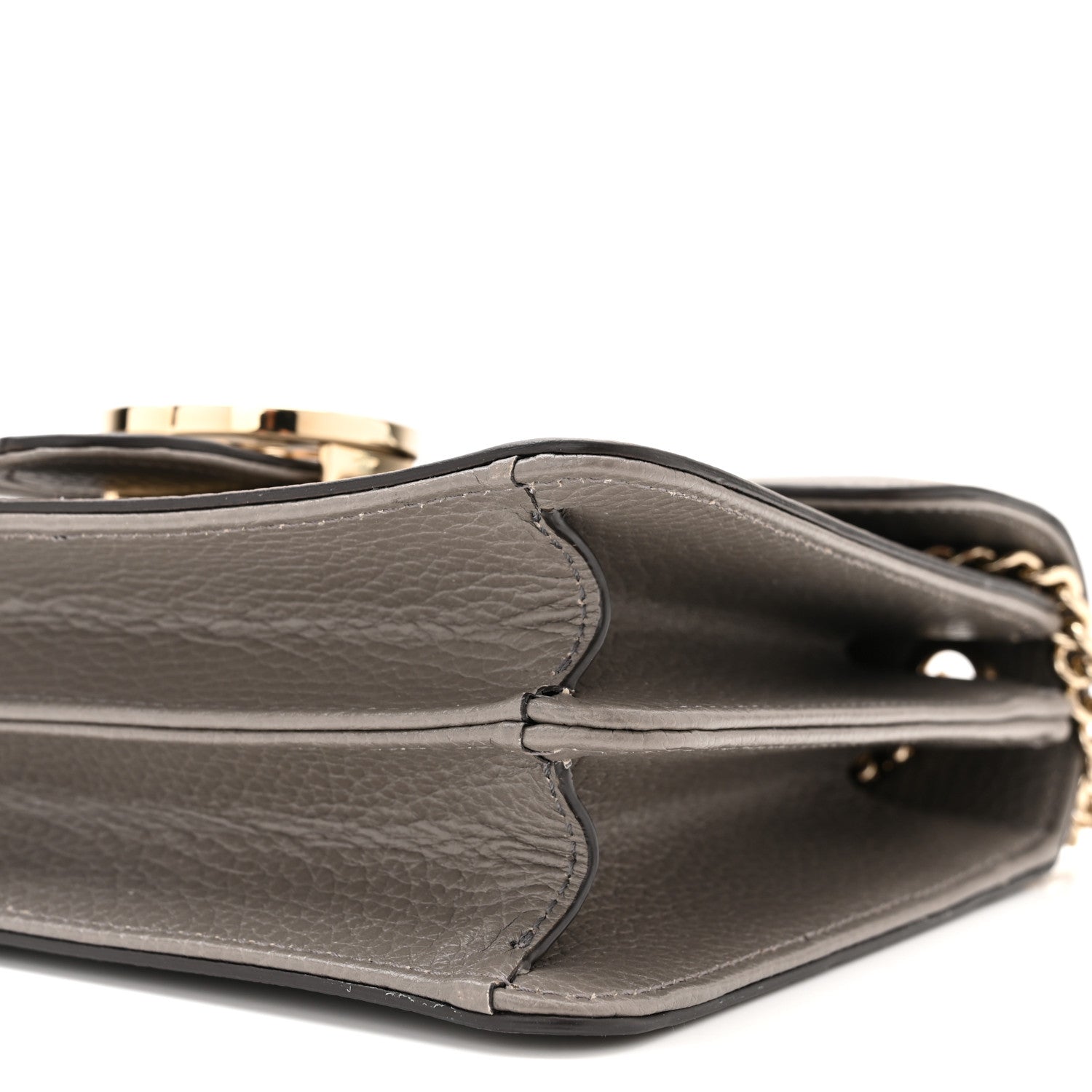 Gucci Dollar Calfskin Small Interlocking G Shoulder Bag Loess 10 of 10