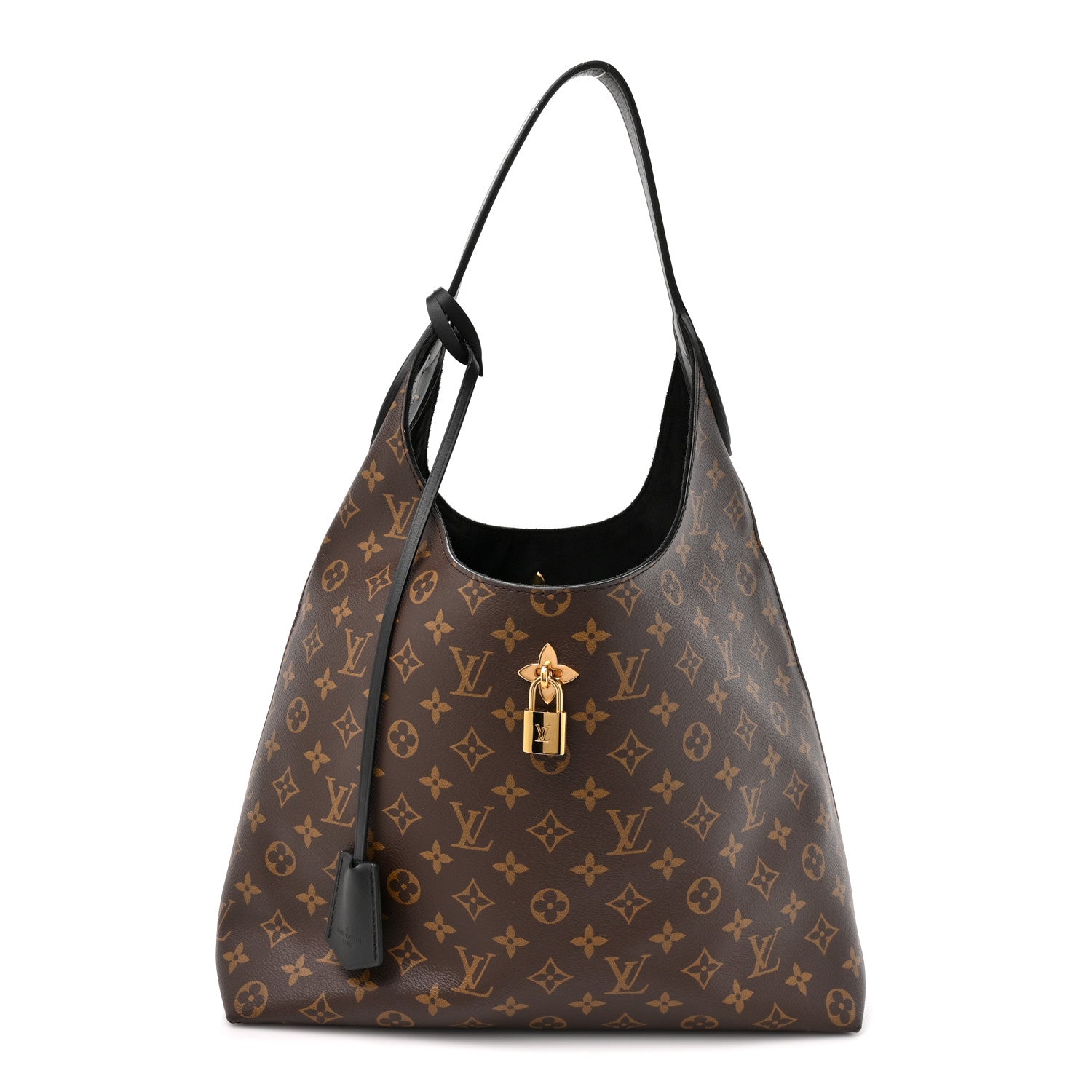 Louis Vuitton Monogram Flower Hobo Black 1 of 11