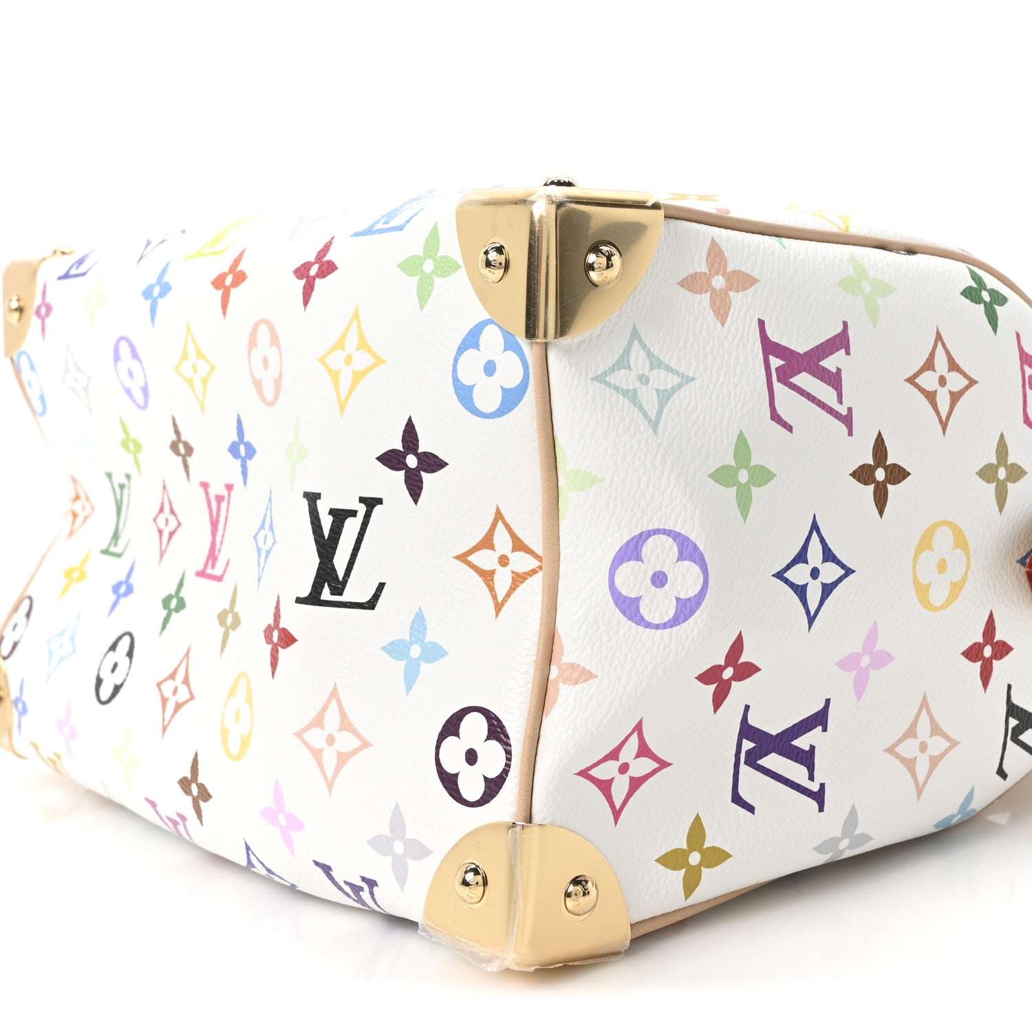 Louis Vuitton LV X TM Monogram Multicolor Speedy Bandouliere 25 White 9 of 10