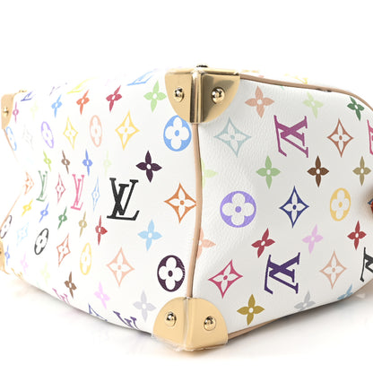 Louis Vuitton LV X TM Monogram Multicolor Speedy Bandouliere 25 White 9 of 10