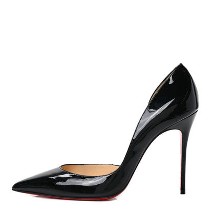 Christian Louboutin Patent Iriza 100 Pumps 39.5 Black 1 of 8