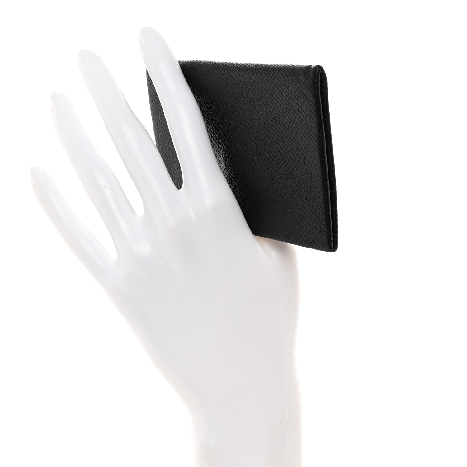 Hermes Epsom Calvi Card Case Black 2 of 10