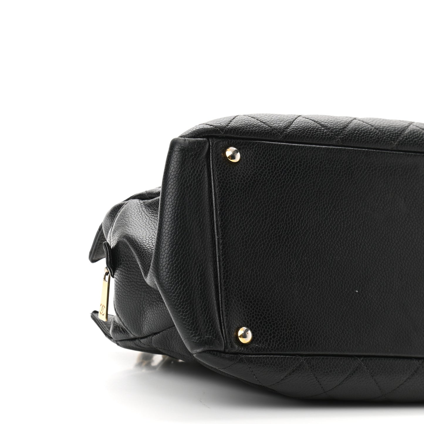 Caviar Quilted Petit Timeless Tote PTT Black