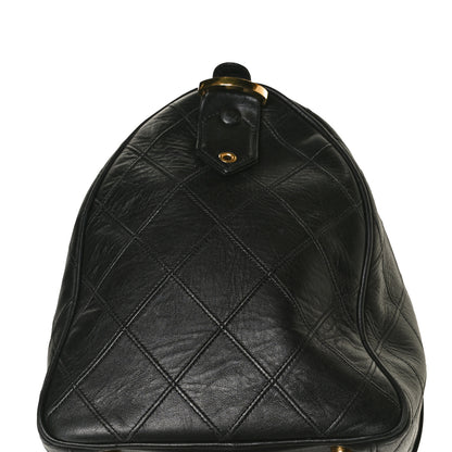 Chanel Calfskin Stitched CC Boston Black 16 of 16