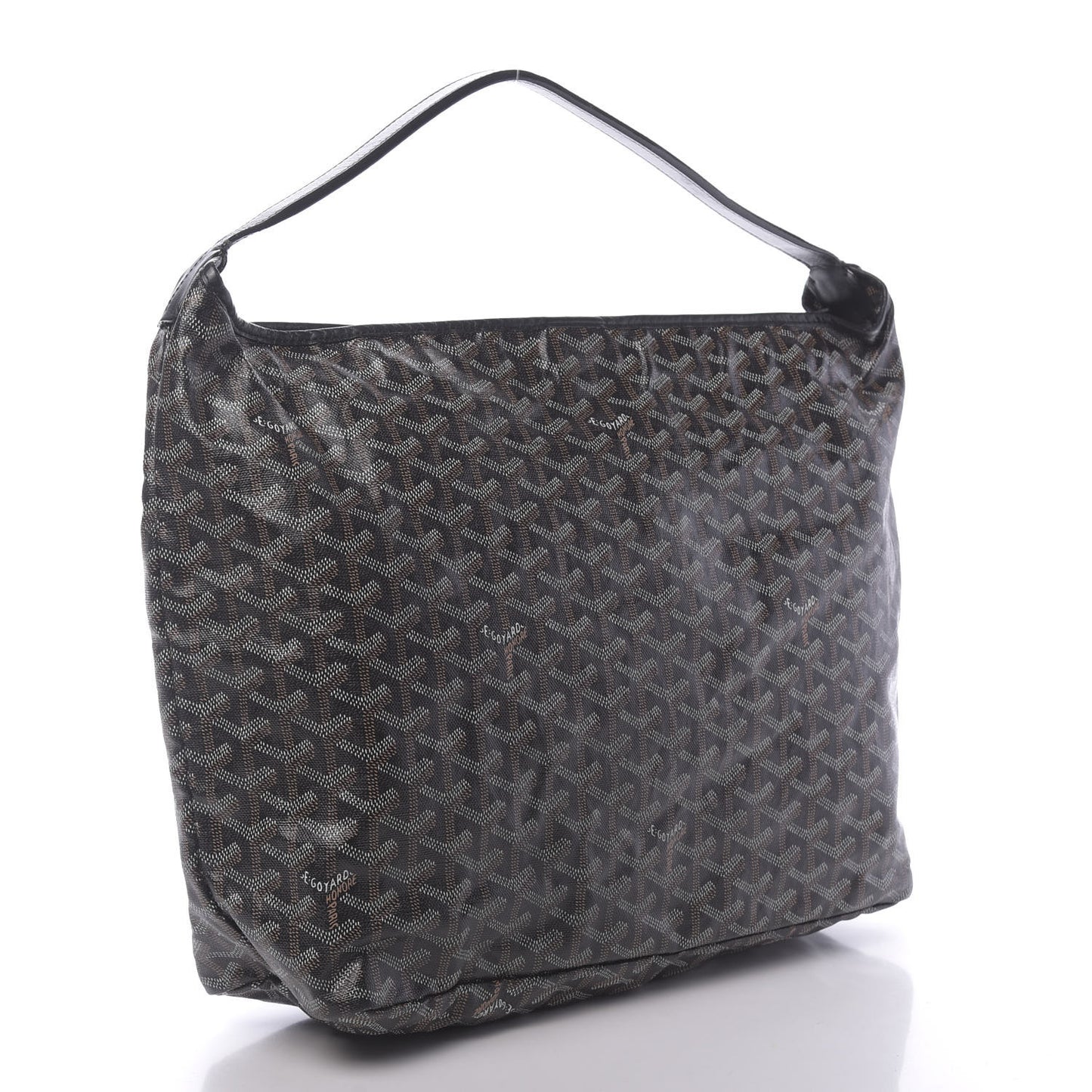 Goyardine Fidji Zip Hobo Black