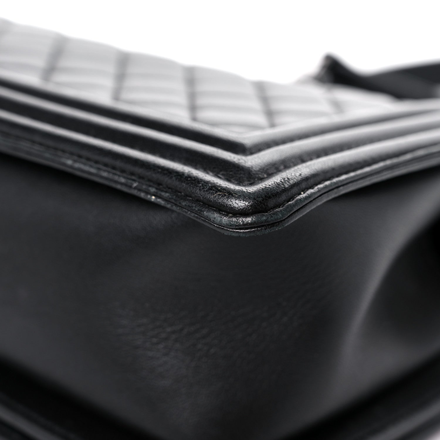 Chanel Lambskin Quilted Medium Boy Flap Black 11 of 18