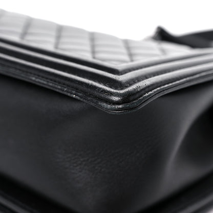 Chanel Lambskin Quilted Medium Boy Flap Black 11 of 18