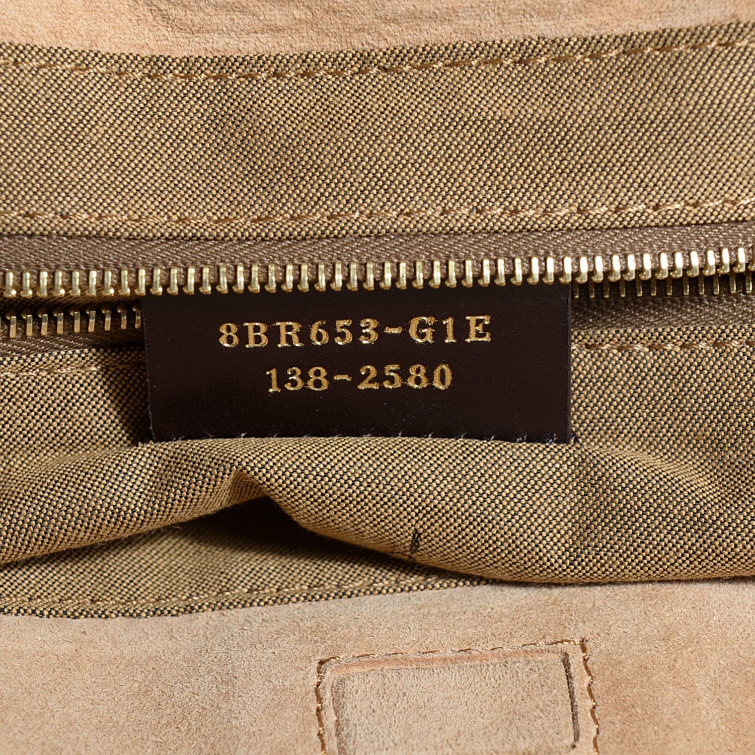 Fendi Zucca Large Hobo Tobacco 7 of 11