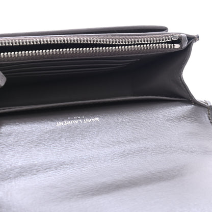 Saint Laurent Calfskin Monogram Sunset Chain Wallet Earth 4 of 4