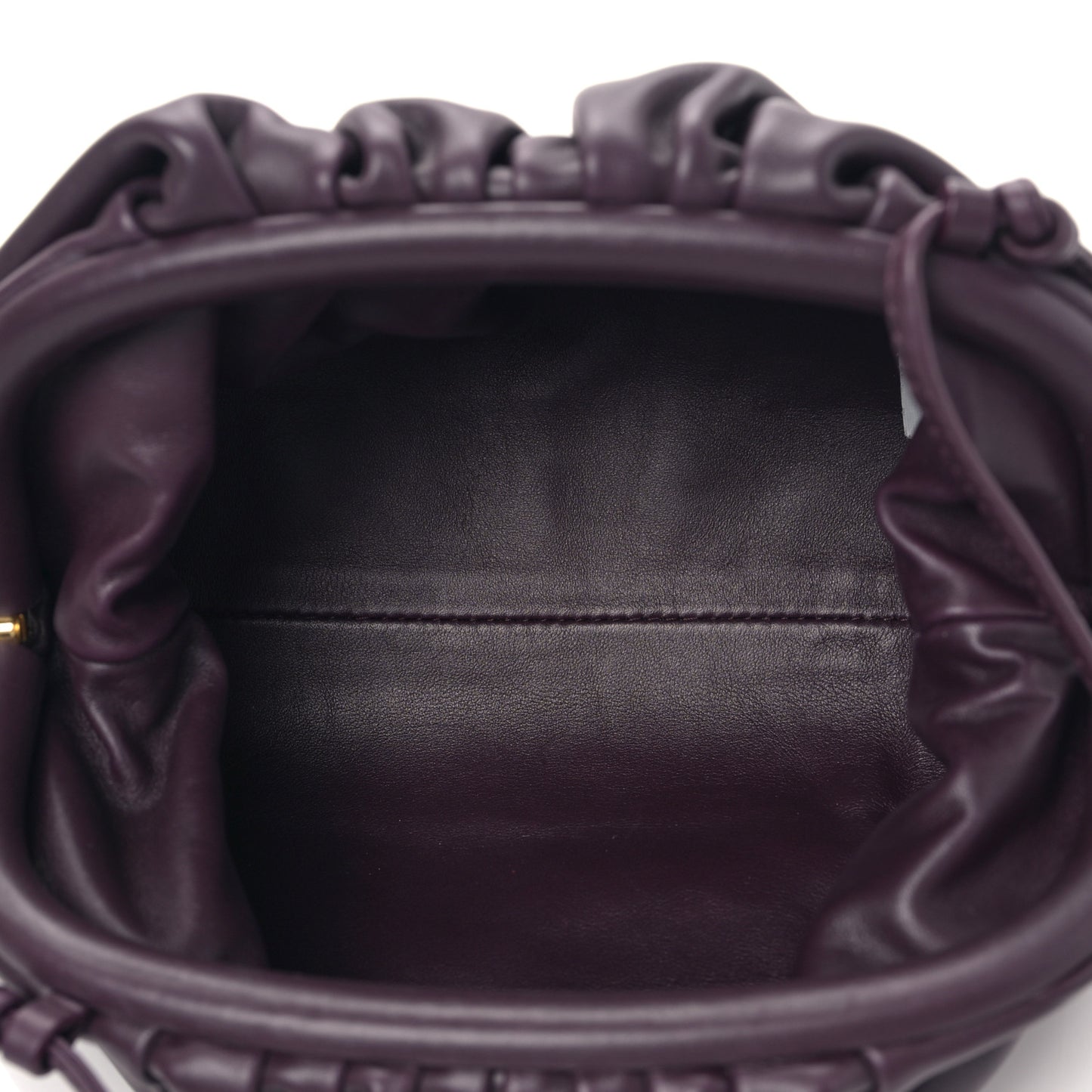 Butter Calfskin The Mini Pouch Grape