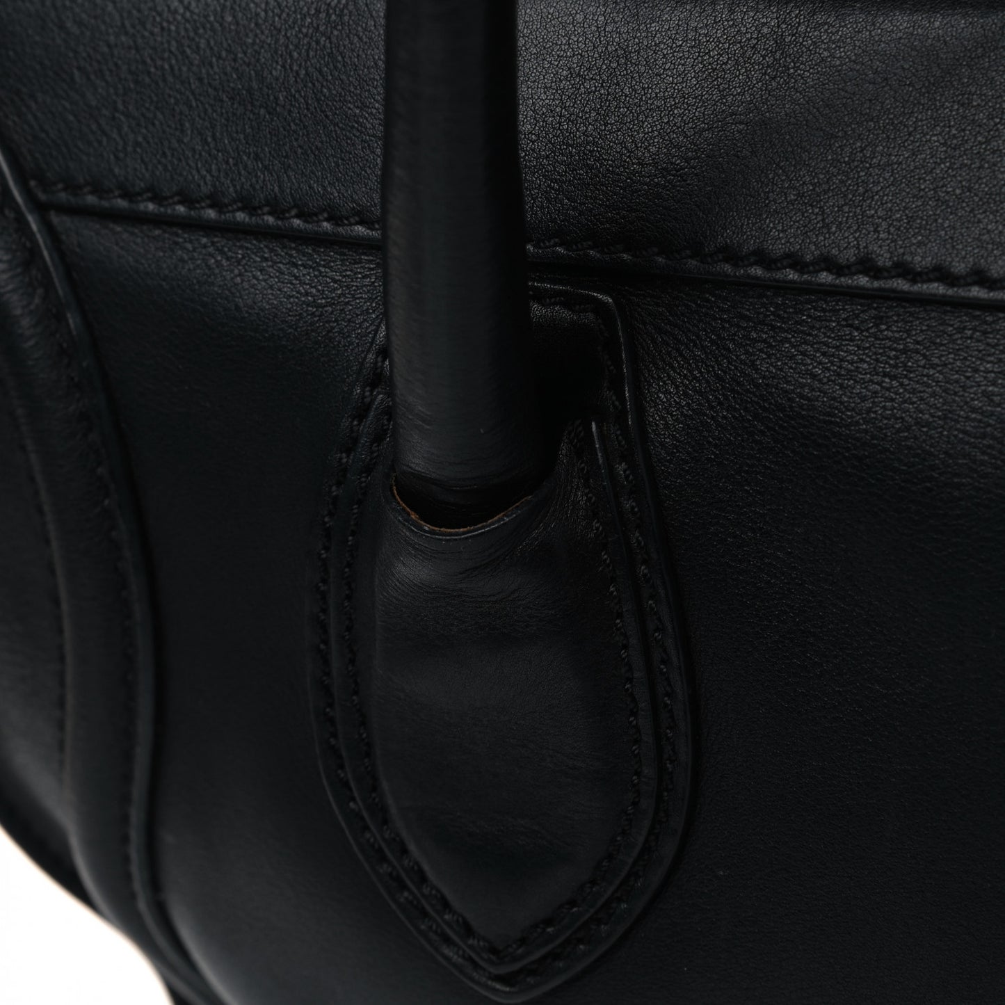 Smooth Calfskin Mini Luggage Black