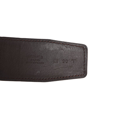 Hermes Box Chamonix 42mm Constance Belt 90 Black Chocolate 4 of 9