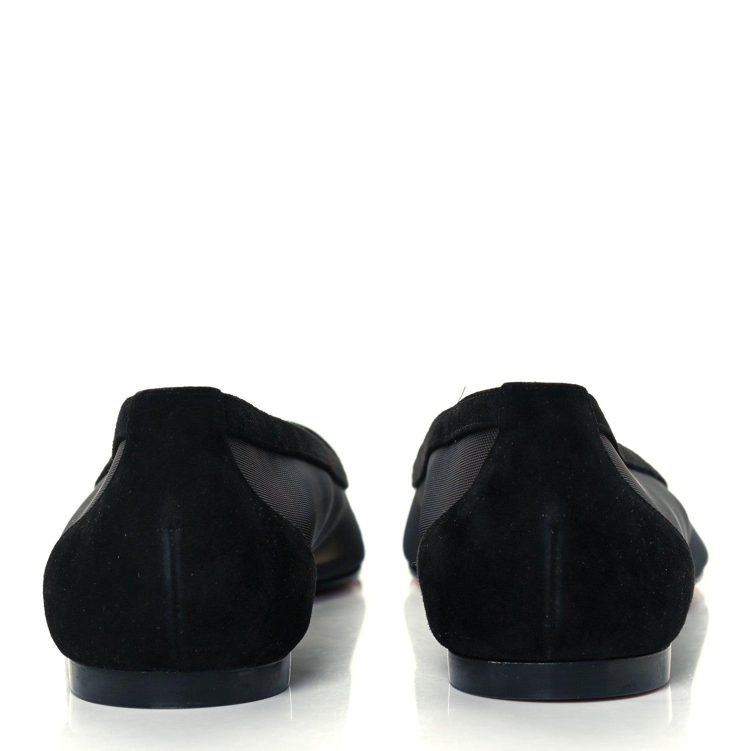 Christian Louboutin Veau Velours Rete Galativi Flats 41.5 Black 6 of 10