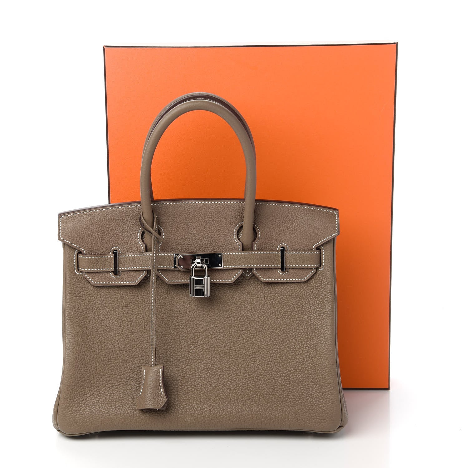 Hermes Togo Birkin 30 Etoupe 11 of 11