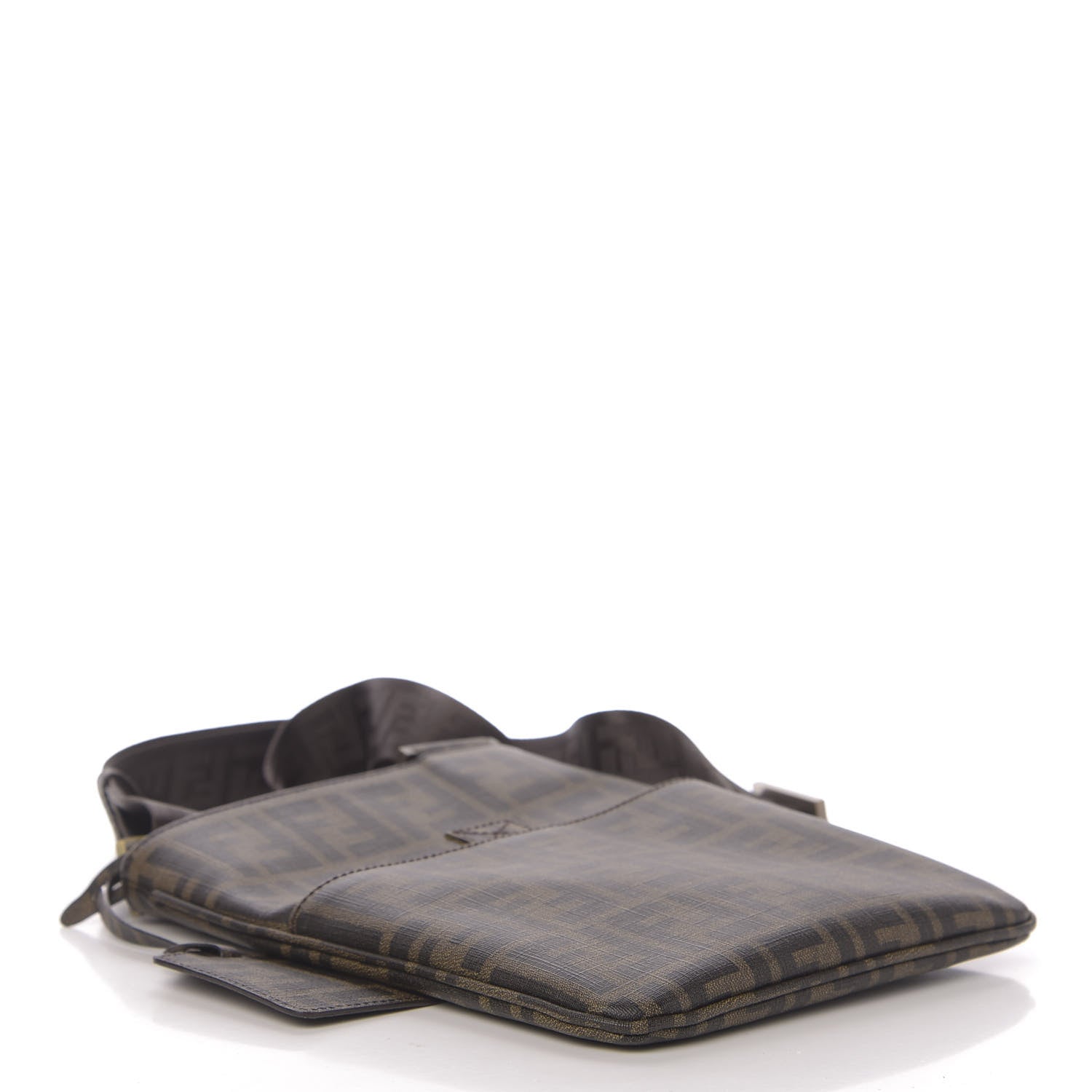 Fendi Zucca Spalmati Messenger Bag Tobacco 4 of 10