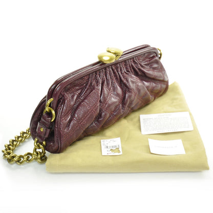 Marc Jacobs Quilted Leather East West Stam Clutch Violet 4 of 11