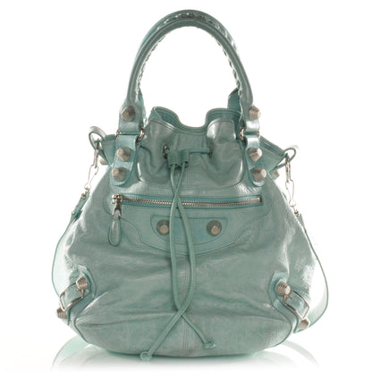 Balenciaga Agneau Giant 21 Silver Hardware Pompon Maldives 1 of 7