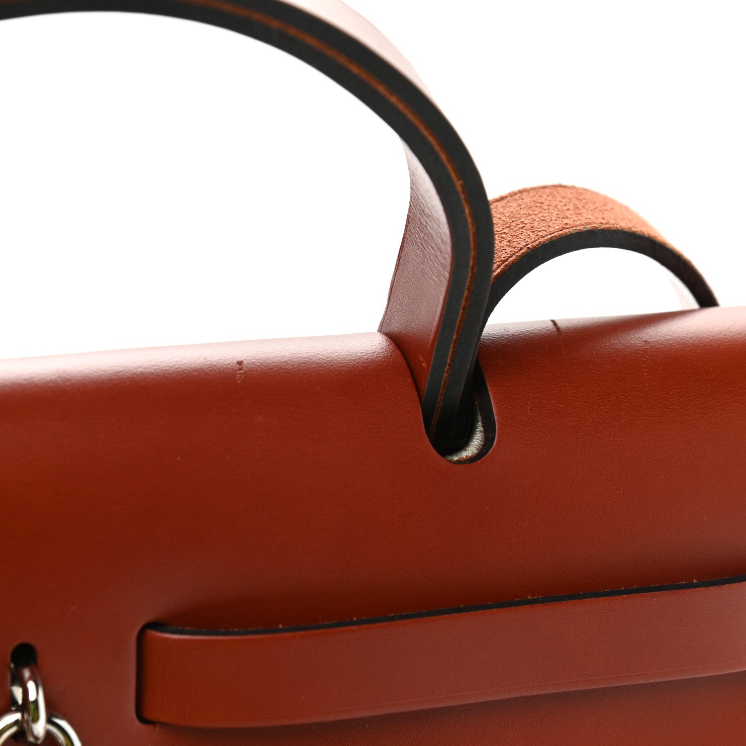 Hermes Vache Hunter Toile Officier Herbag Zip 31 PM Trench Cuivre 12 of 13