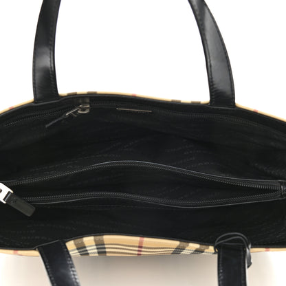 Burberry House Check Medium Tote Black 4 of 8