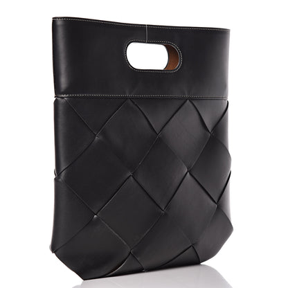 Bottega Veneta French Calfskin Small Slip Tote Black 3 of 10
