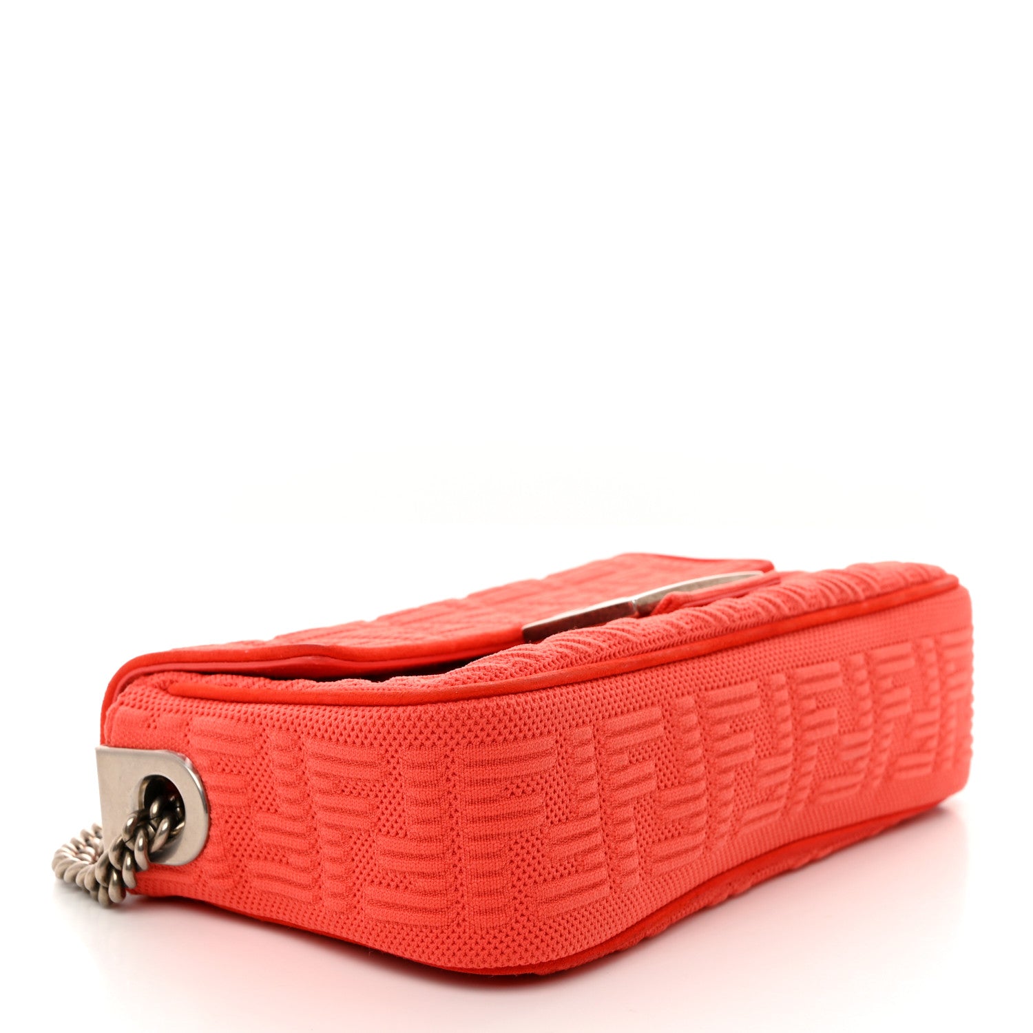 Fendi Technical Fabric FF Midi Chain Baguette Tulipano 4 of 10