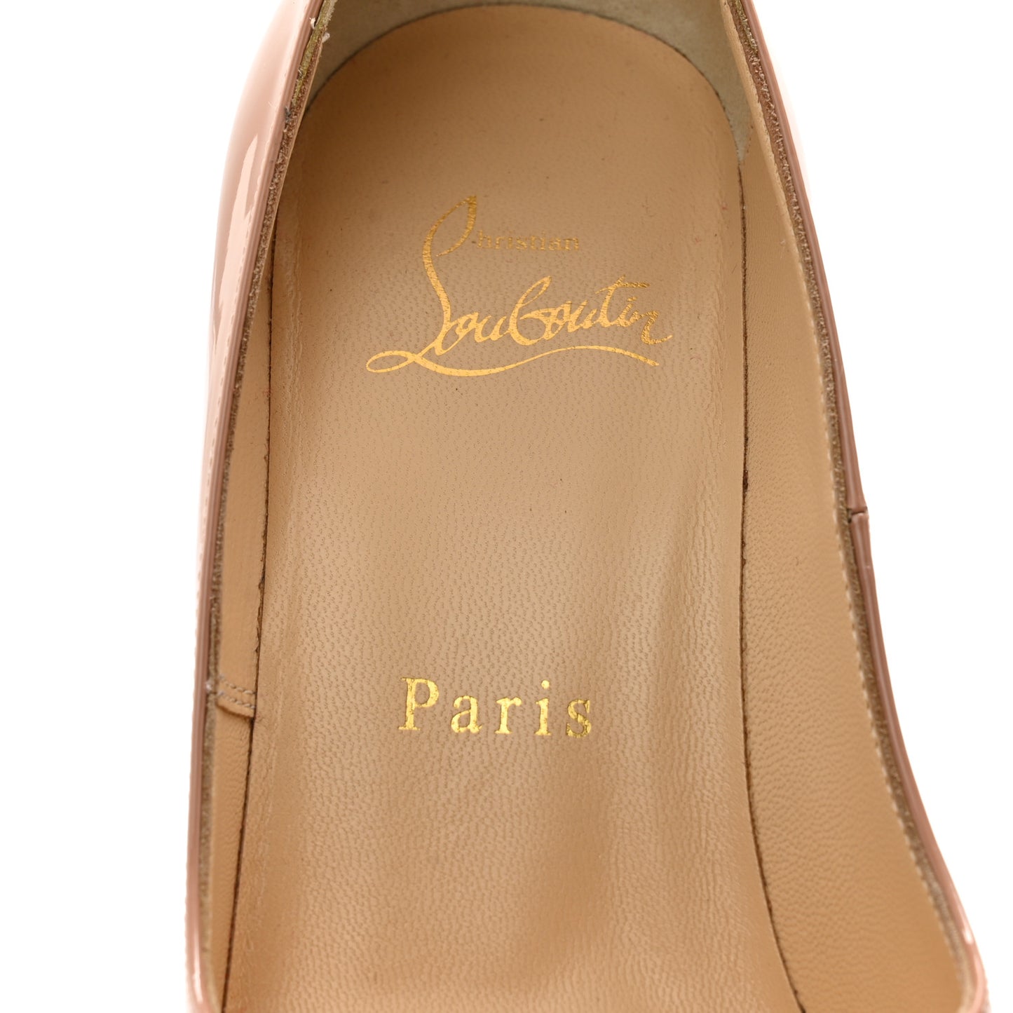 Patent New Very Prive 120 Pumps 35.5 Nude