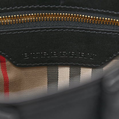 Burberry Calfskin Medium Whipstitch Tote Black 6 of 10