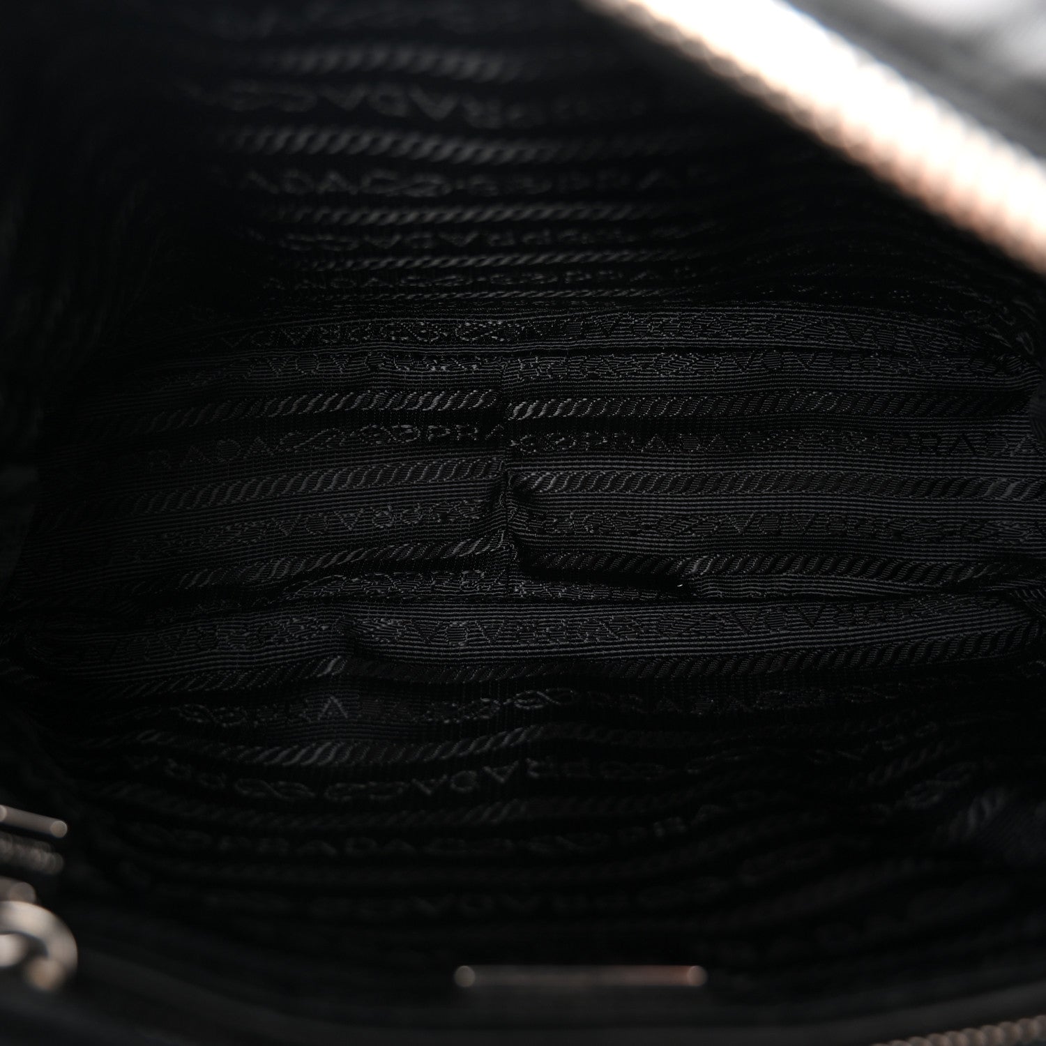 Prada Nylon Tessuto Impuntu Quilted Bandoliera Crossbody Bag Black 5 of 9