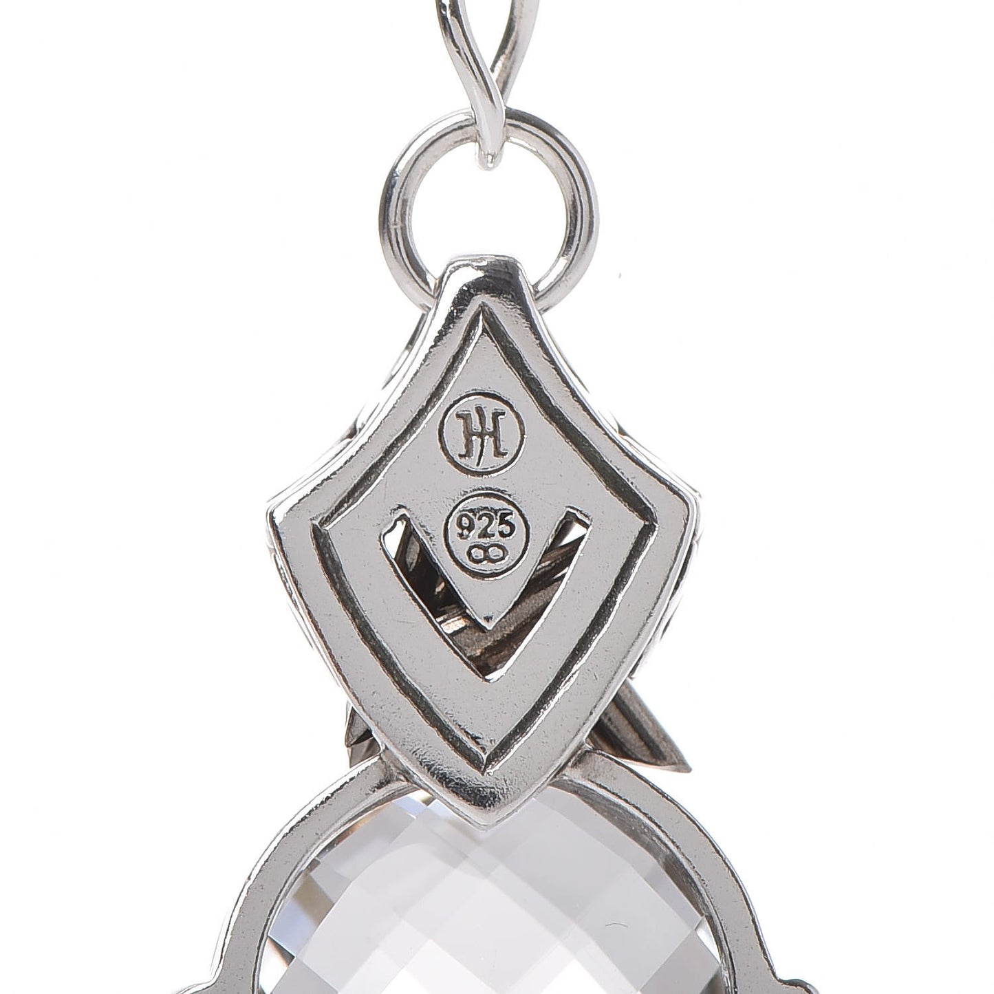 Sterling Silver White Topaz Legends Naga Lariat Necklace