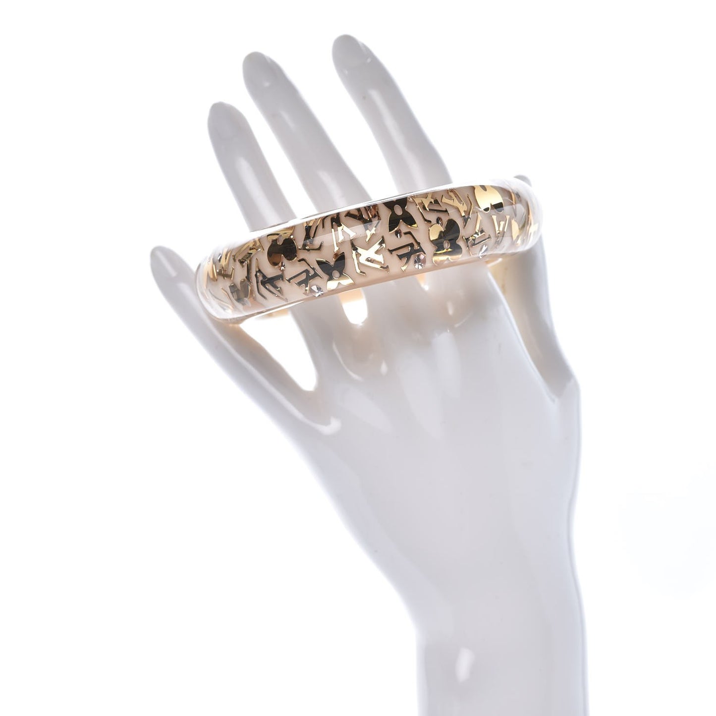 Resin Swarovski Medium Inclusion Bracelet GM Nacre