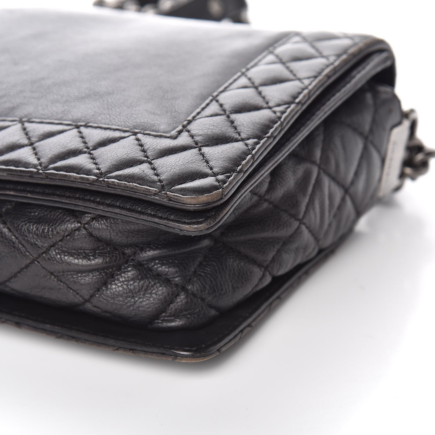 Chanel Calfskin New Medium Boy Reverso Flap Black 12 of 19