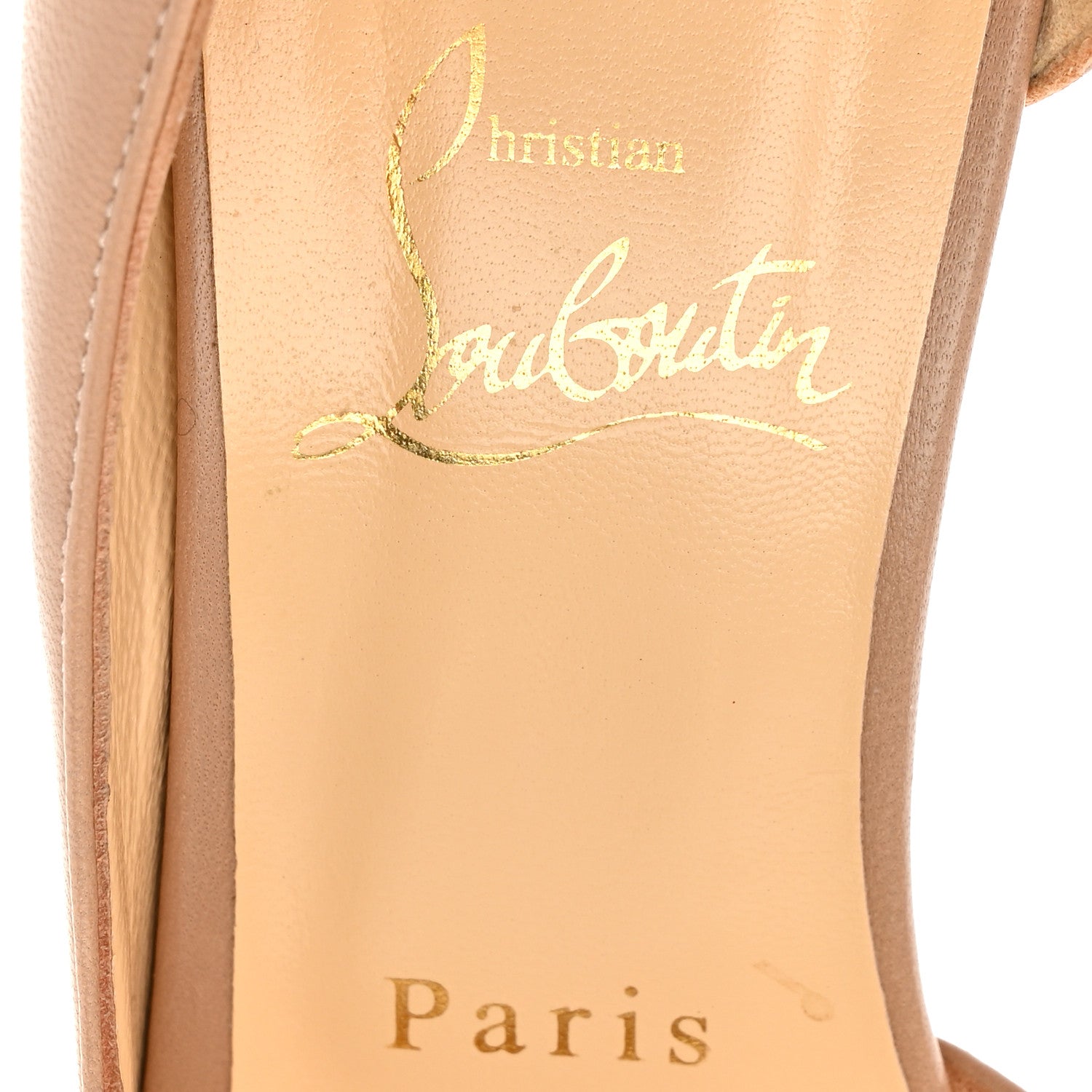 Christian Louboutin Nappa Iriza 100 Pumps 39 Nude 7 of 9