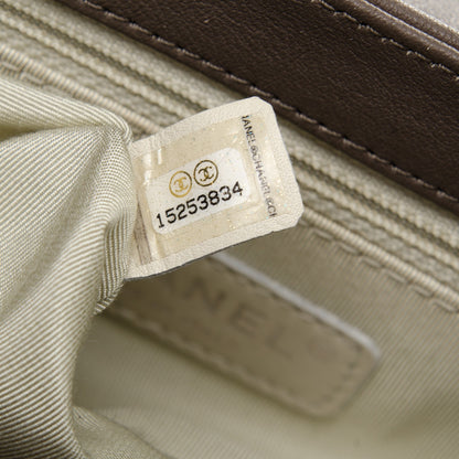 Chanel Washed Lambskin Quilted Mini Chain Around Flap Taupe 7 of 7