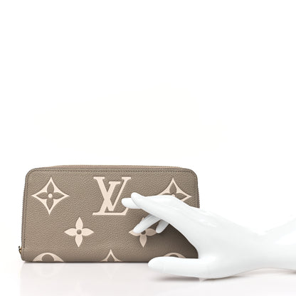Louis Vuitton Empreinte Monogram Giant Zippy Wallet Tourterelle Creme 2 of 6