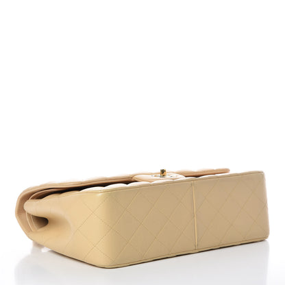 Chanel Lambskin Quilted Jumbo Double Flap Light Beige 4 of 9