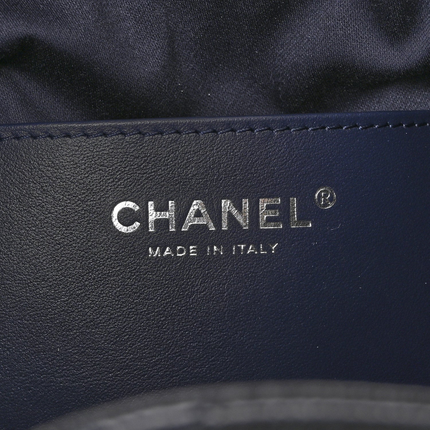 Chanel Metallic Caviar Quilted Mini Chanel 25 Handbag Dark Blue 6 of 11