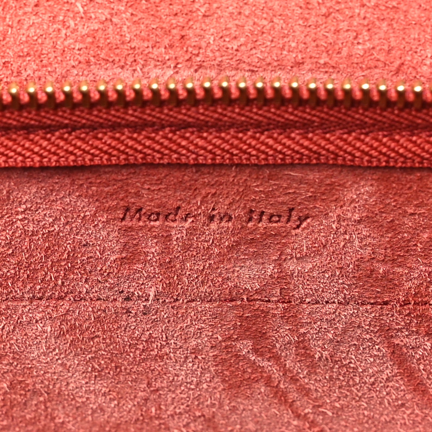 Grained Calfskin Nano Belt Bag Coquelicot