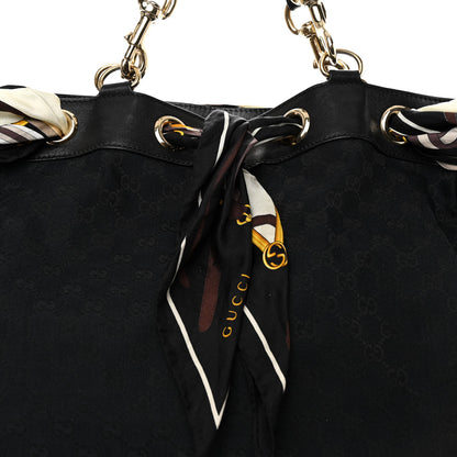 Gucci Monogram Large Positano Tote Black 9 of 15