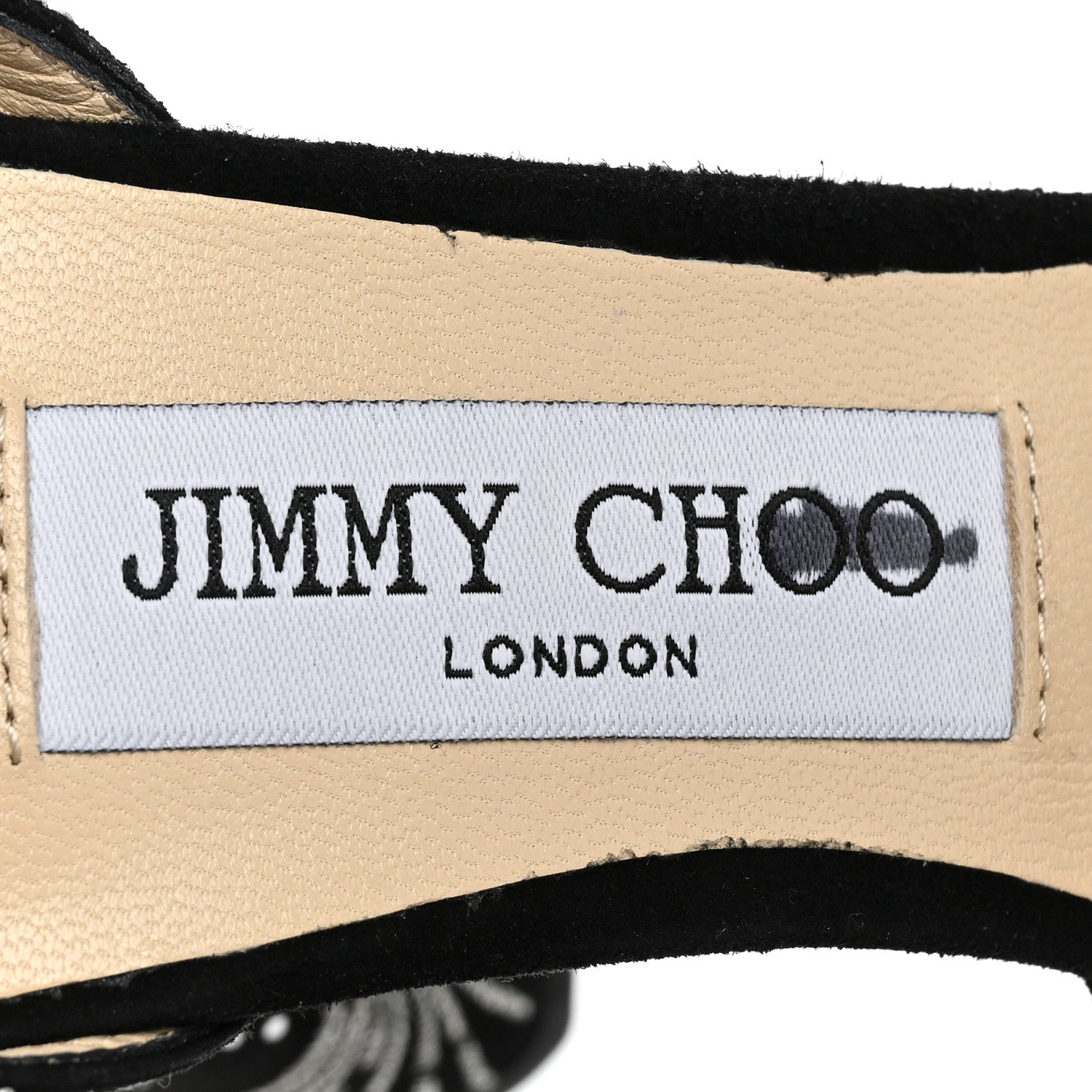 Jimmy Choo Suede Crystal Maple 125 Supernova Platforms 38.5 Black 8 of 10