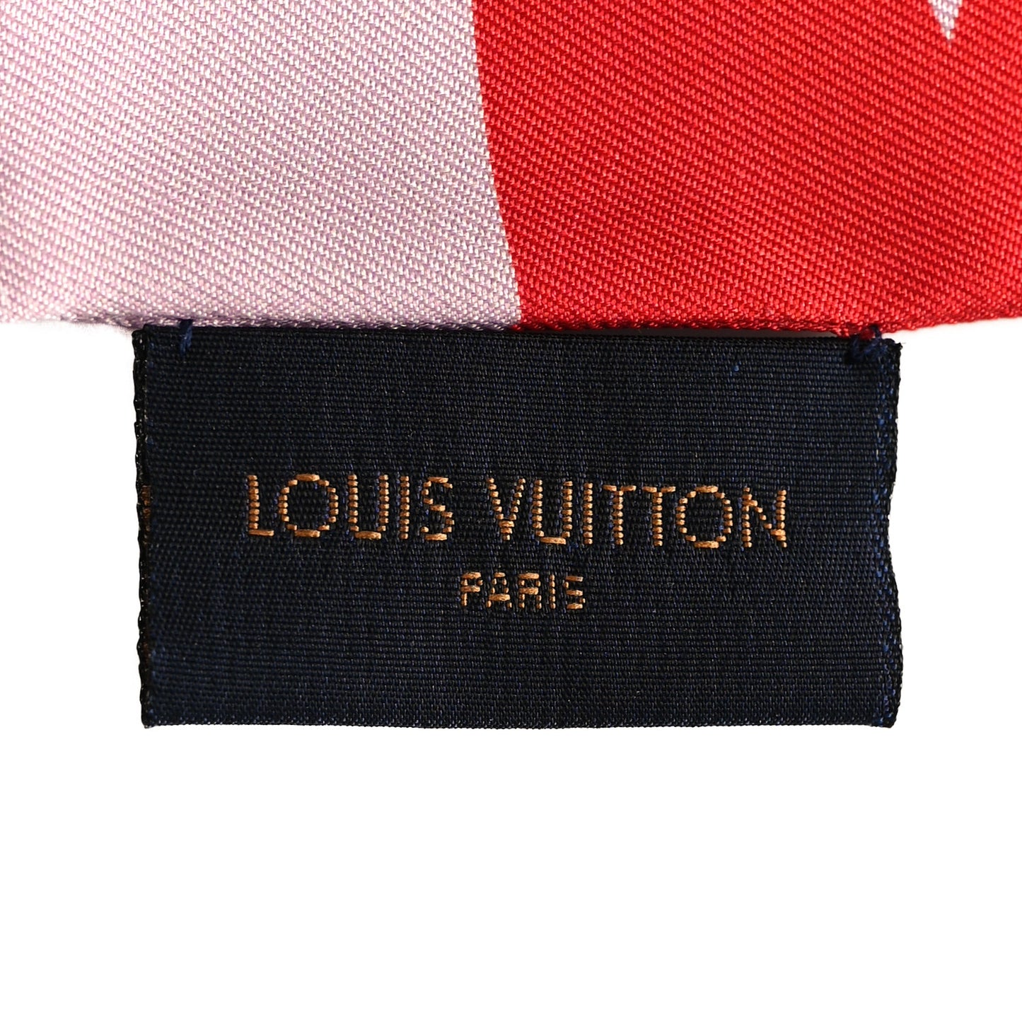 Silk Monogram Giant Confidential Bandeau Rouge