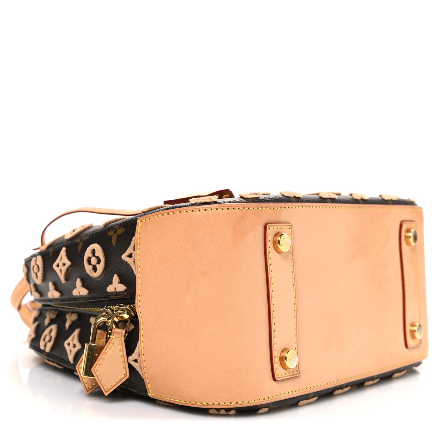 Monogram Tuffetage Deauville Cube Caramel