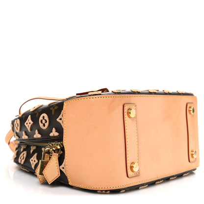 Louis Vuitton Monogram Tuffetage Deauville Cube Caramel 9 of 11