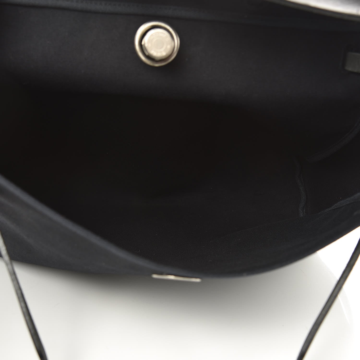 Hermes Toile Vache Calfskin Herbag 39 MM Black 5 of 15