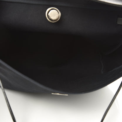 Hermes Toile Vache Calfskin Herbag 39 MM Black 5 of 15