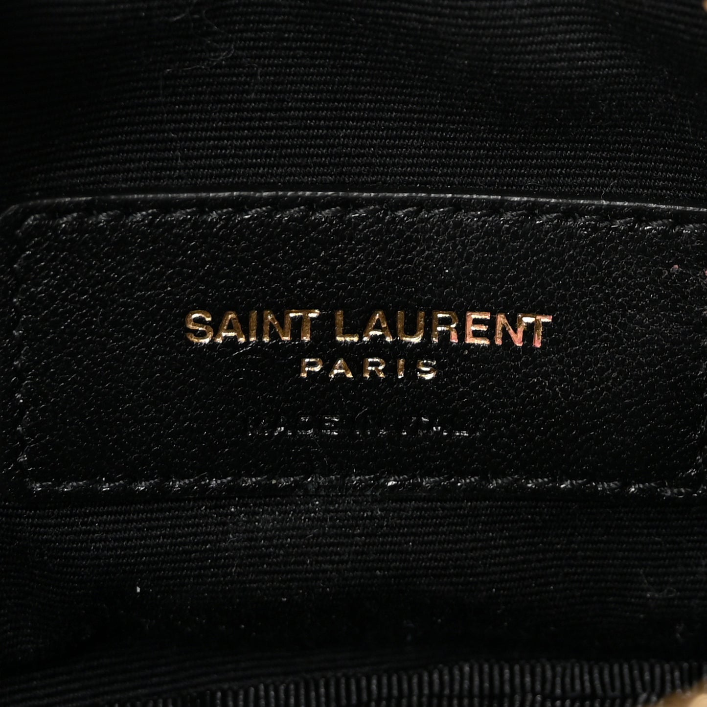 Grain De Poudre Matelasse Monogram Baby Lou Camera Bag Black