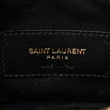 Saint Laurent Grain De Poudre Matelasse Monogram Baby Lou Camera Bag Black 6 of 11