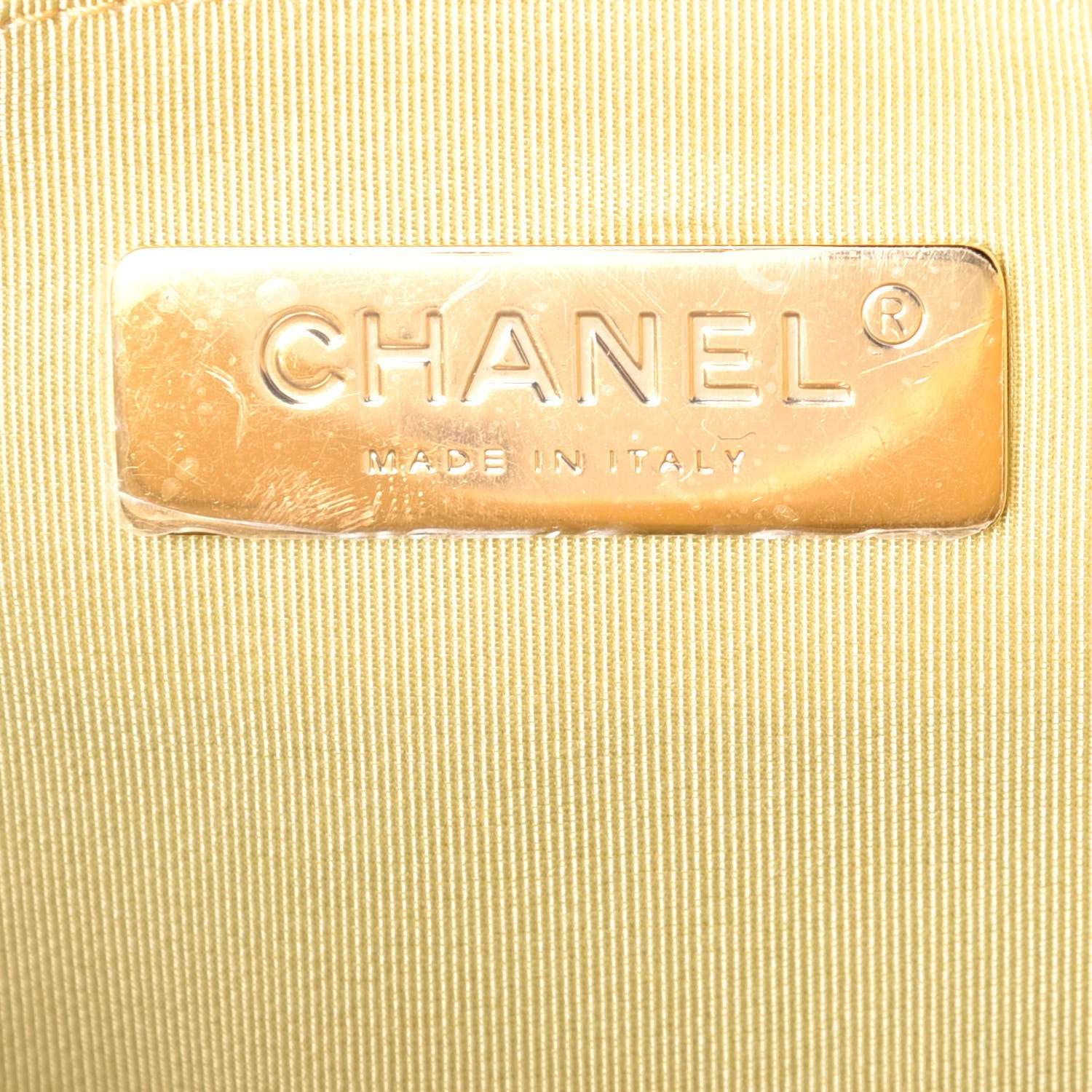 Chanel Tweed Quilted Medium Chanel 19 Flap Yellow Pink 6 of 9