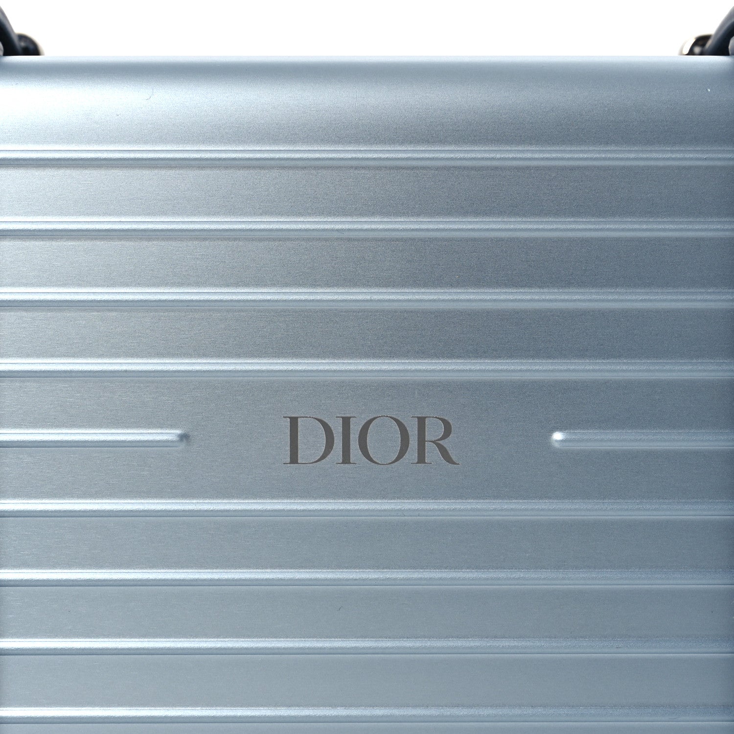Christian Dior X RIMOWA Aluminum Personal Clutch On Strap Bleu 9 of 12