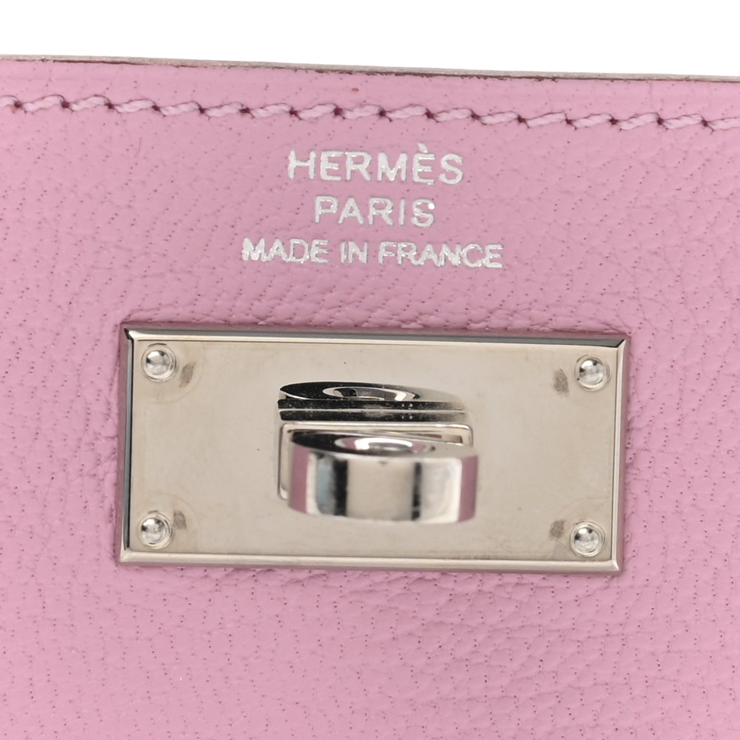 Chevre Mysore Kelly Pocket Compact Wallet Mauve Sylvestre